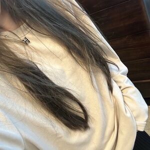 Cream Thermal Sweatshirt